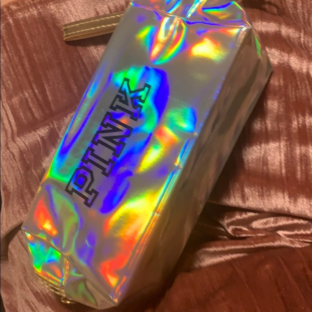 COPY - Cosmetic bag designer Pink hologram